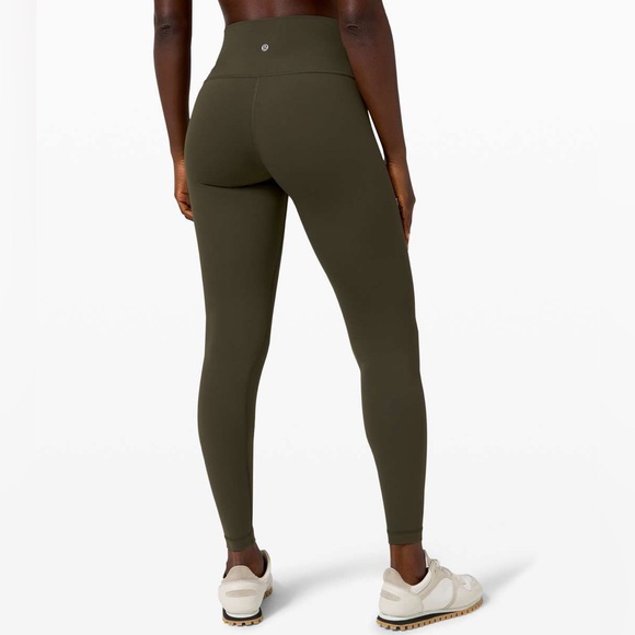 Lululemon Wunder Under High-Rise Tight 28” Dark Olive Size 2 - Picture 1 of 12